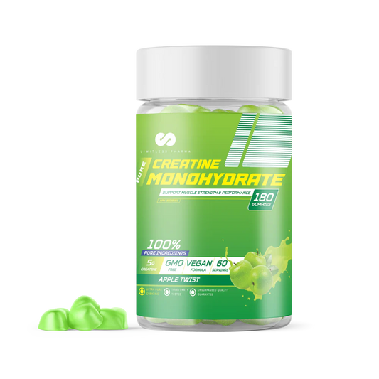 Creatine Monohydrate Gummies – Limitless Pharma – 60 portions