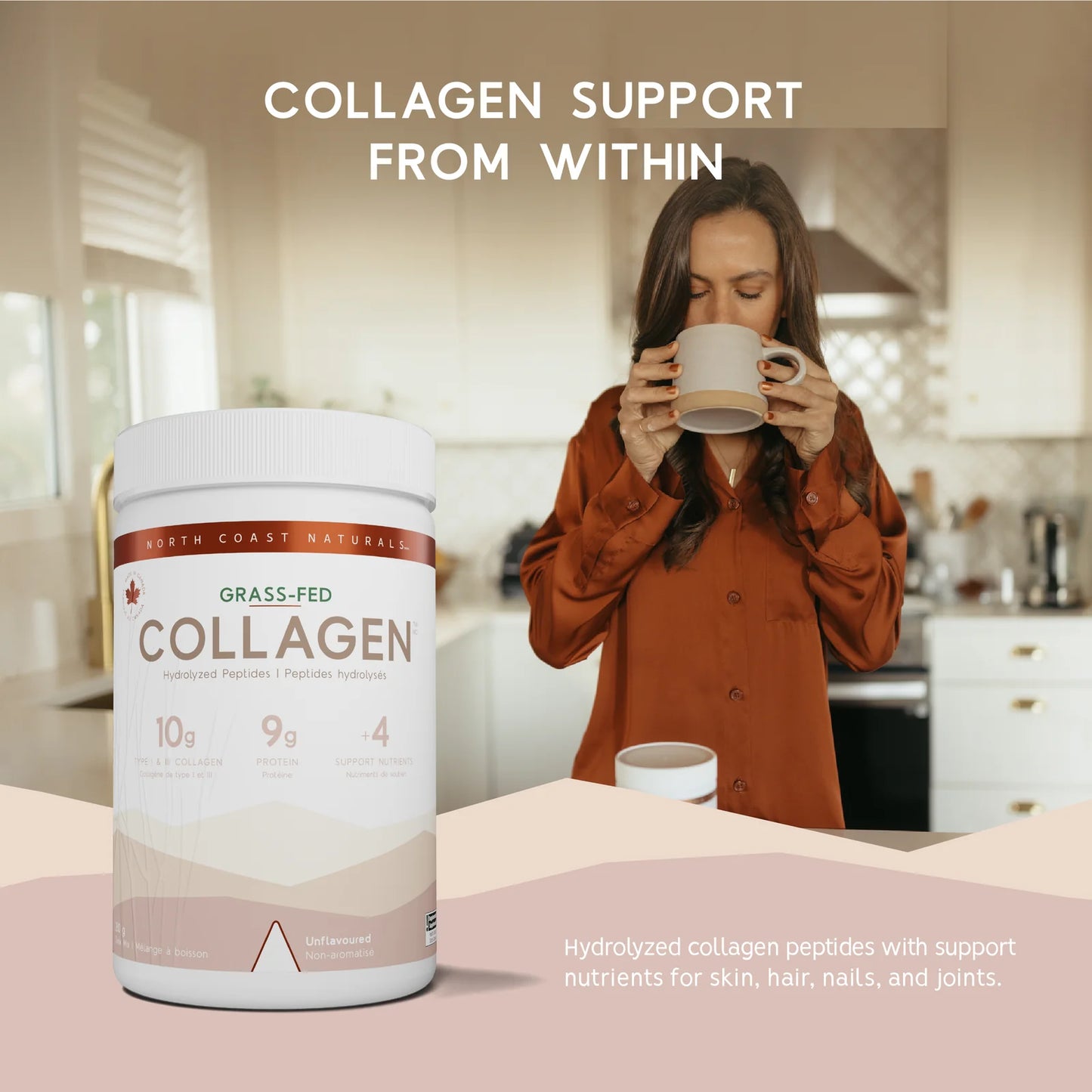 NORTH COAST NATURALS - COLLAGÈNE BOVIN - 250G