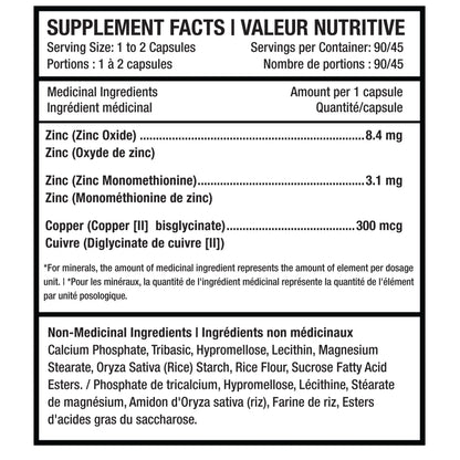 Zinc + Copper Aktiv – Immunity, energy and skin health