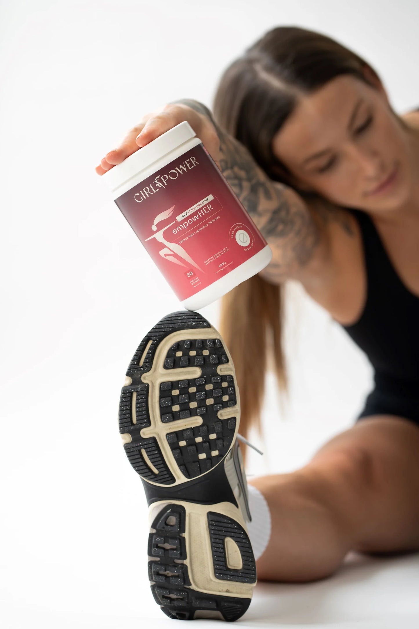 Girl Power – EmpowHER – Créatine Monohydrate Pour Femmes – 80 Portions
