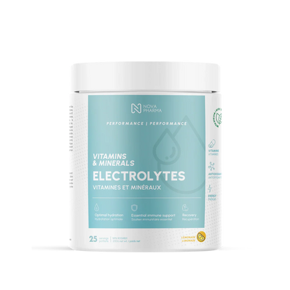 Nova Pharma Electrolytes | Hydratation optimale, vitamines & minéraux