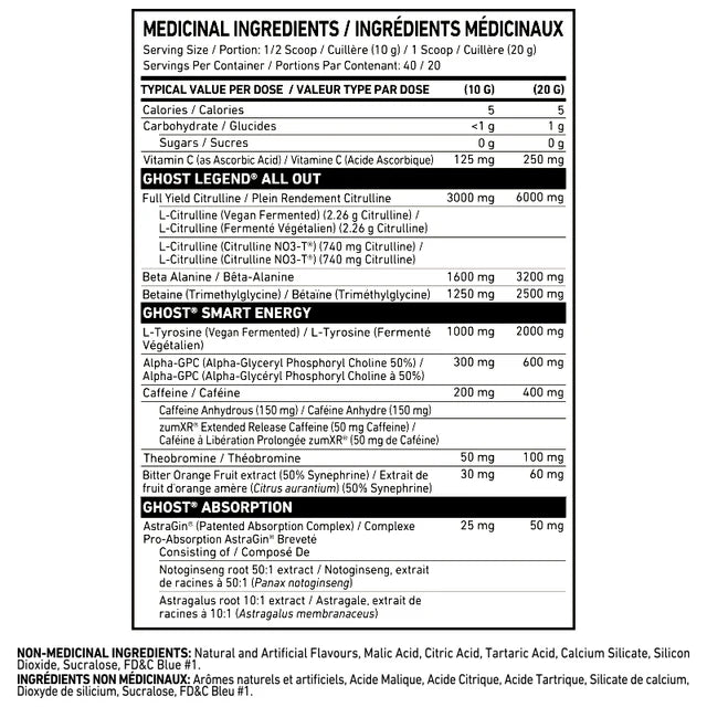 Ghost Legend All Out – Pre-Workout