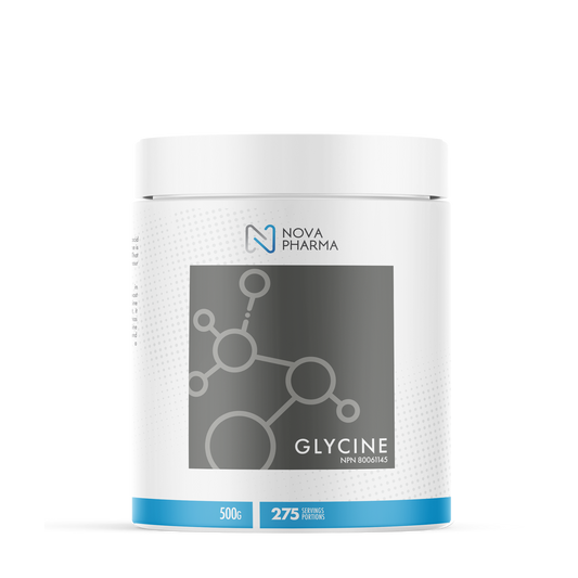 NOVA PHARMA - GLYCINE PURE À 100%, 500 G