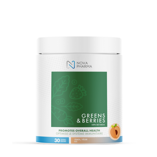 NOVA PHARMA - GREENS & BERRIES, 30 PORTIONS