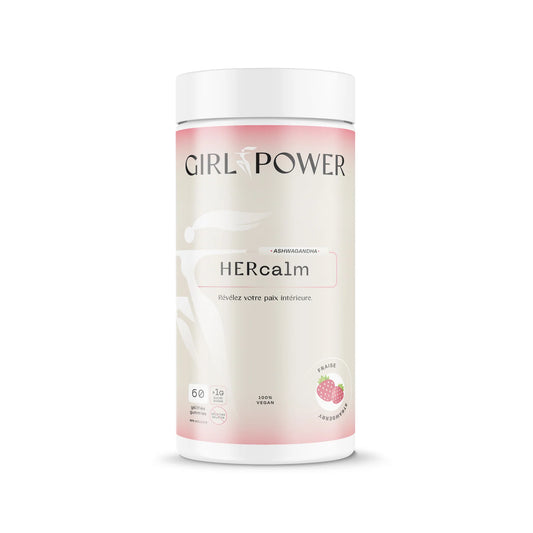 Girl Power – HerCalm – Jujubes à l’Ashwagandha pour le stress & l’équilibre – 60 Jujubes