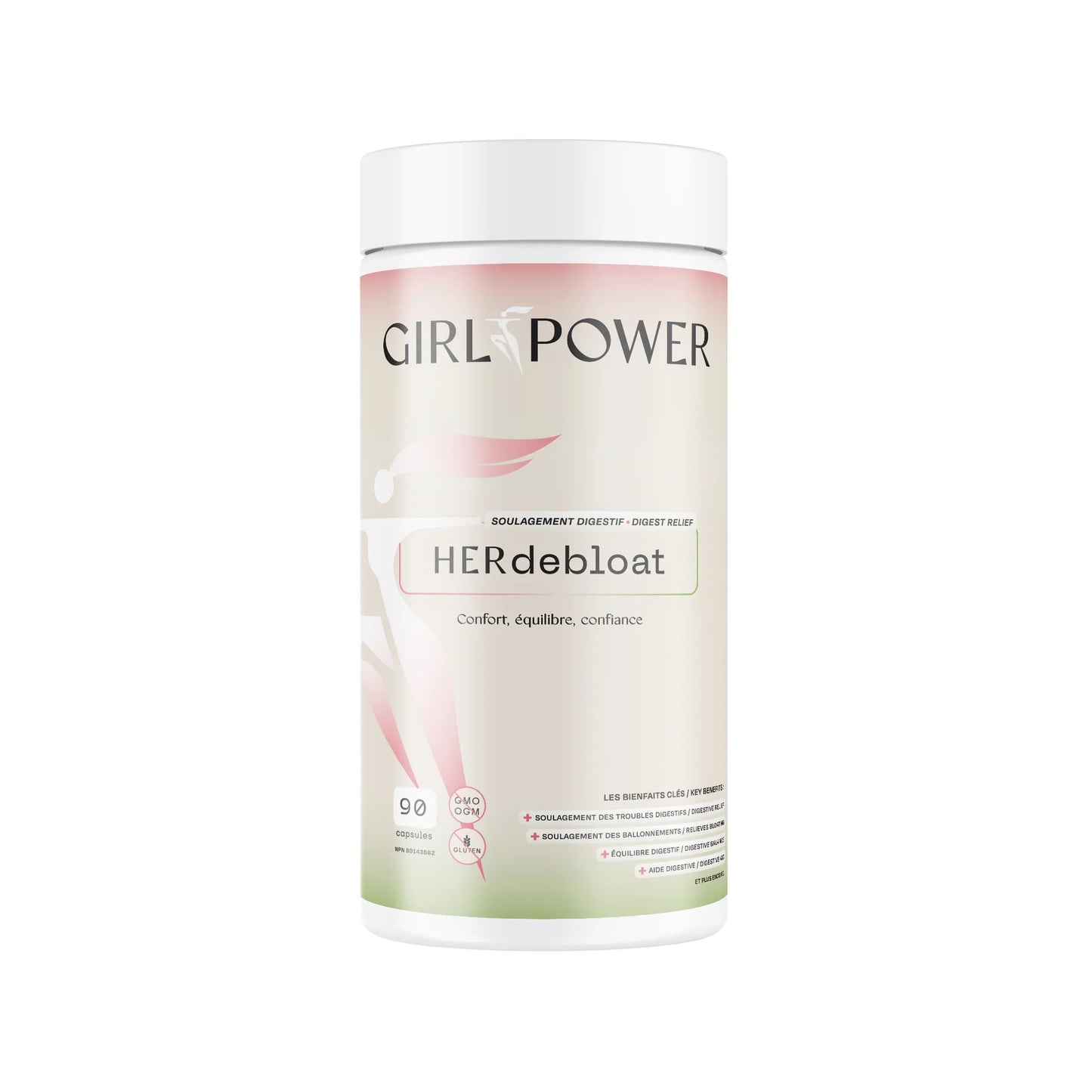 GIRL POWER – HERDEBLOAT - 90 CAPSULES