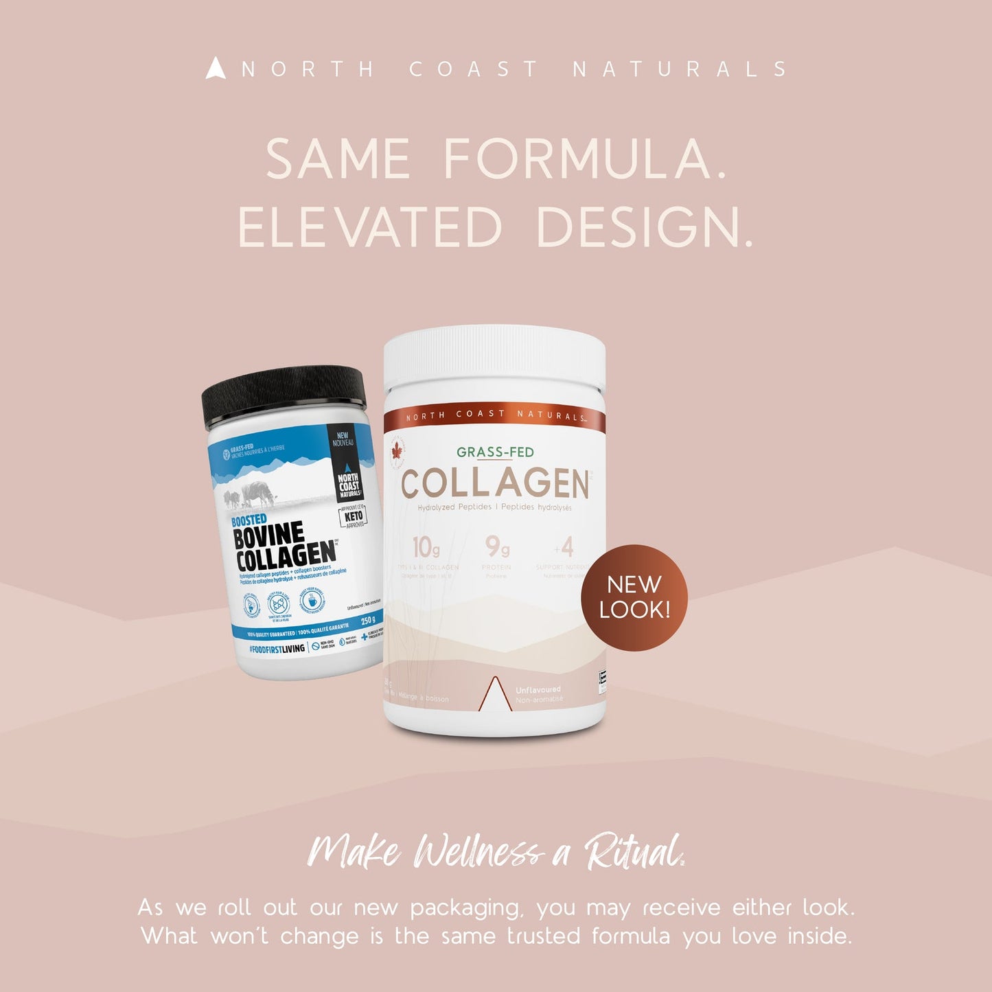 NORTH COAST NATURALS - COLLAGÈNE BOVIN - 250G