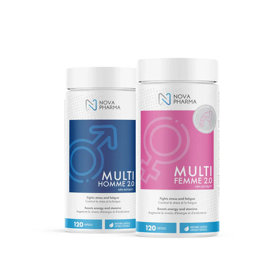 COMBOS | MULTIVITAMINES 2.0 POUR HOMMES ET FEMMES