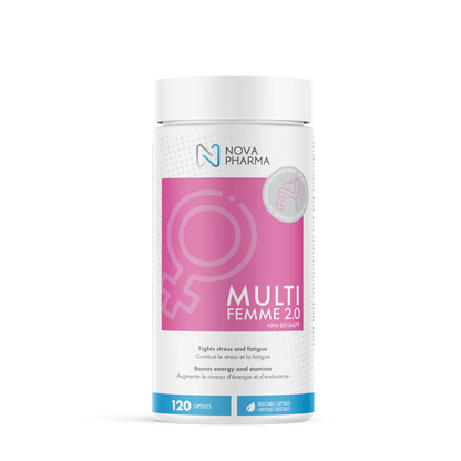 NOVA PHARMA - MULTI FEMME 2.0, MULTIVITAMIN FOR WOMEN, 120 CAPS