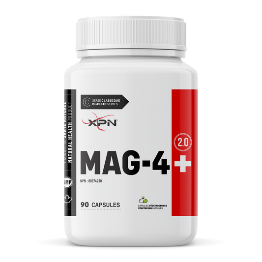 MAG-4 Plus 2.0 – Advanced Magnesium Complex | XPN | 90 vegetarian capsules