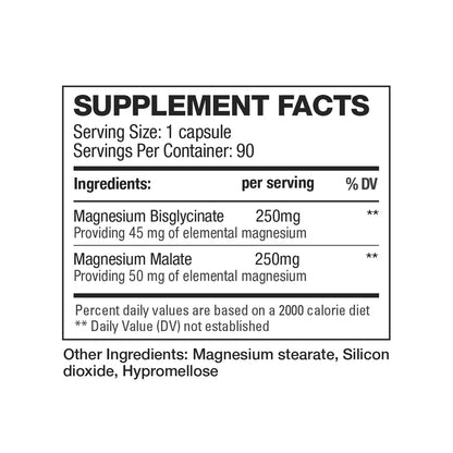 Magnesium HD 500 mg – HD Muscle – 90 capsules