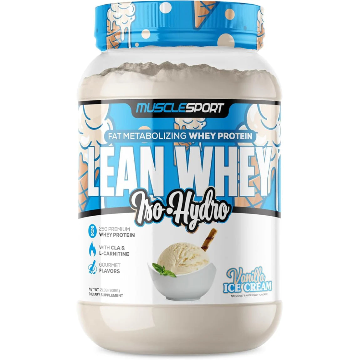 Lean Whey Iso-Hydro – MuscleSport – 2 lb
