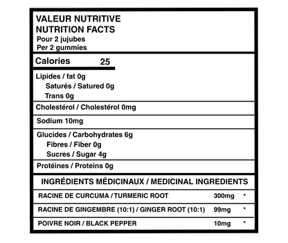 XTREM - CURMASTAR – Turmeric &amp; Ginger Jujubes | 60 Jujubes