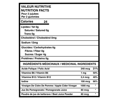 XTREM - THE APPLE EFFECT – Apple Cider Vinegar Gummies | 60 Gummies