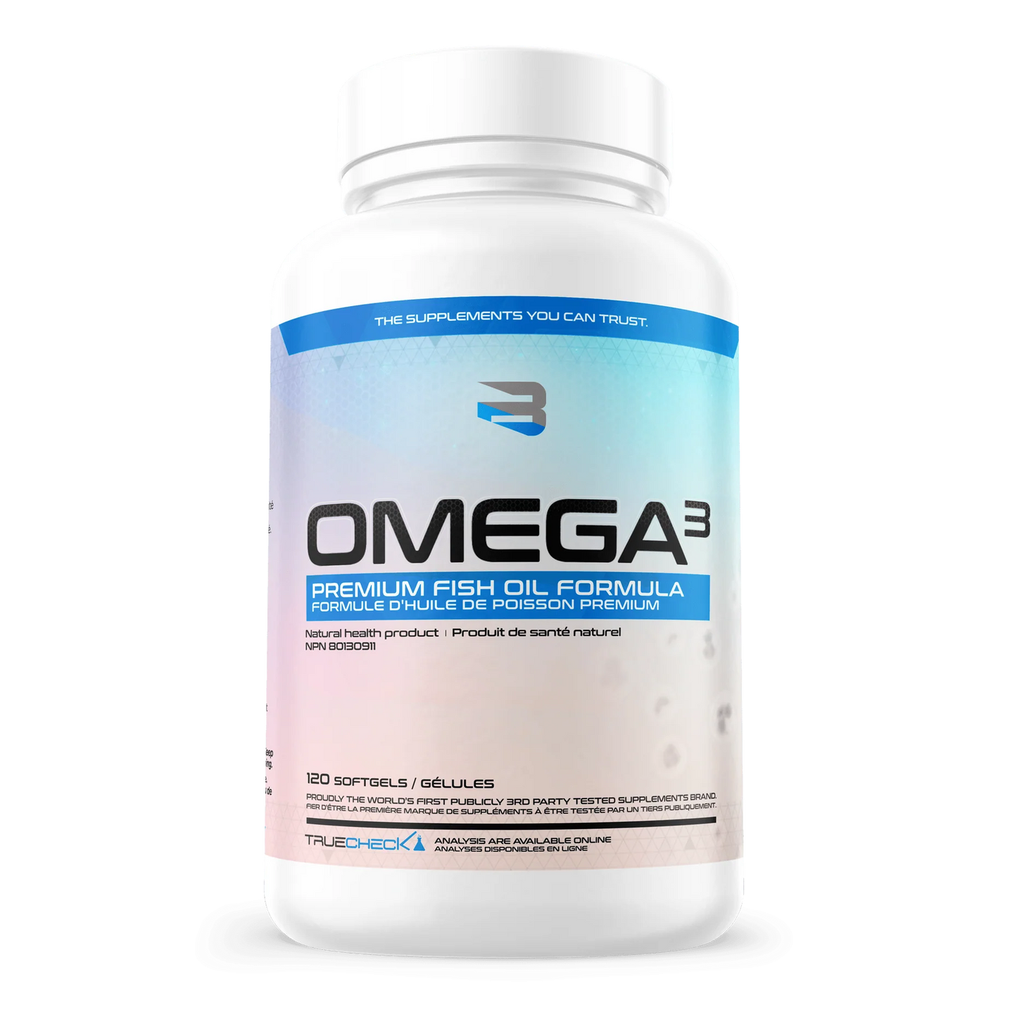 OMEGA-3 Believe Supplements – 440 mg EPA + 220 mg DHA | 120 capsules