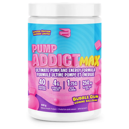 Believe Pump Addict MAX 2.0 – Pré-Workout Ultime Pompe & Énergie