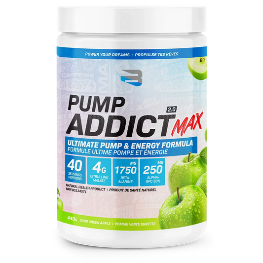 Believe Pump Addict MAX 2.0 – Pré-Workout Ultime Pompe & Énergie