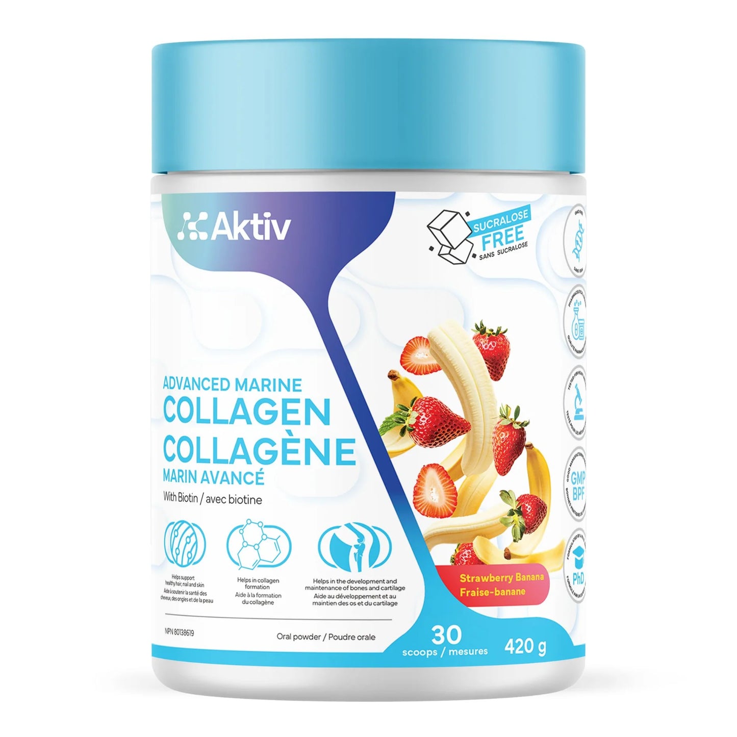 Collagène Marin Avancé Aktiv avec Biotine