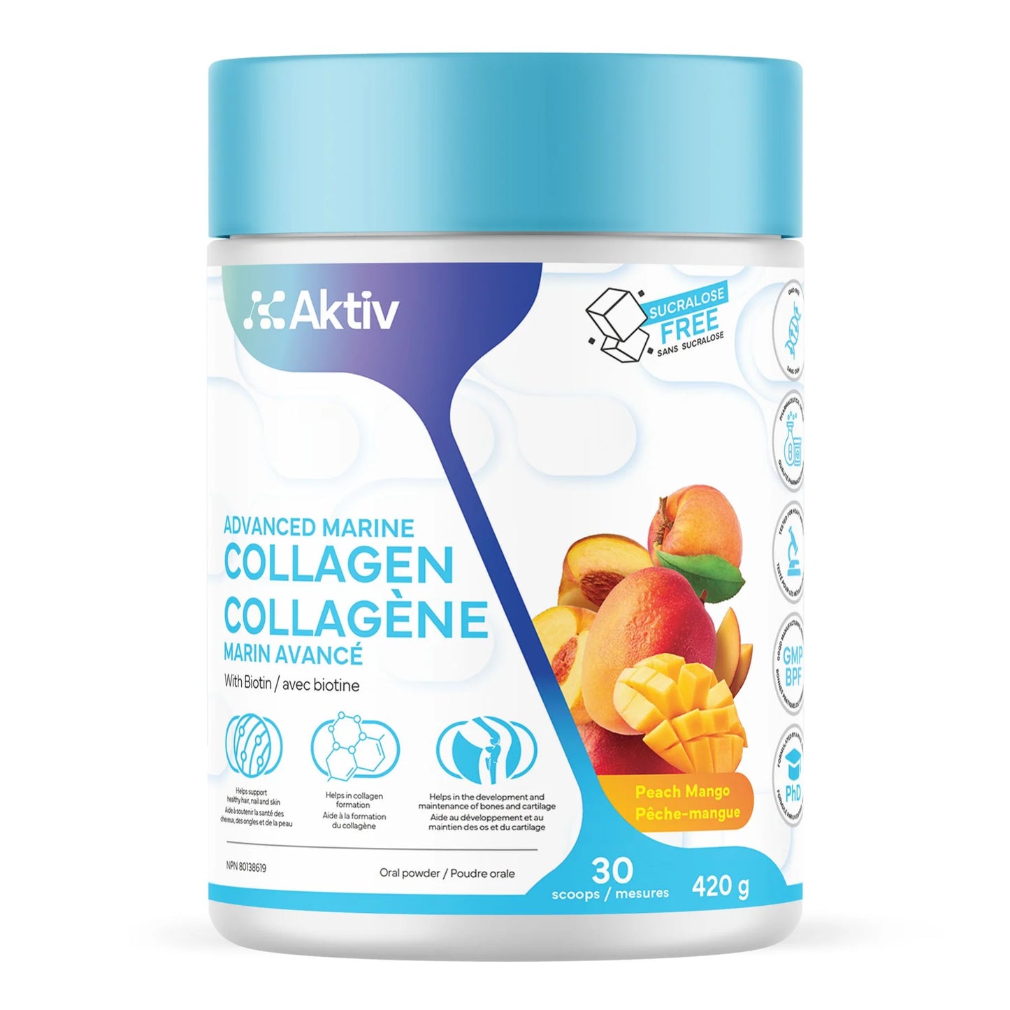 Collagène Marin Avancé Aktiv avec Biotine