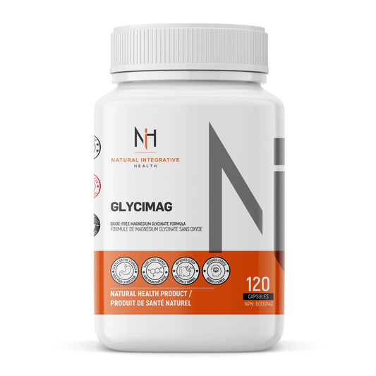 Glycimag – Magnesium Bisglycinate Oxide-Free | Natural Integrative Health | 120 Capsules