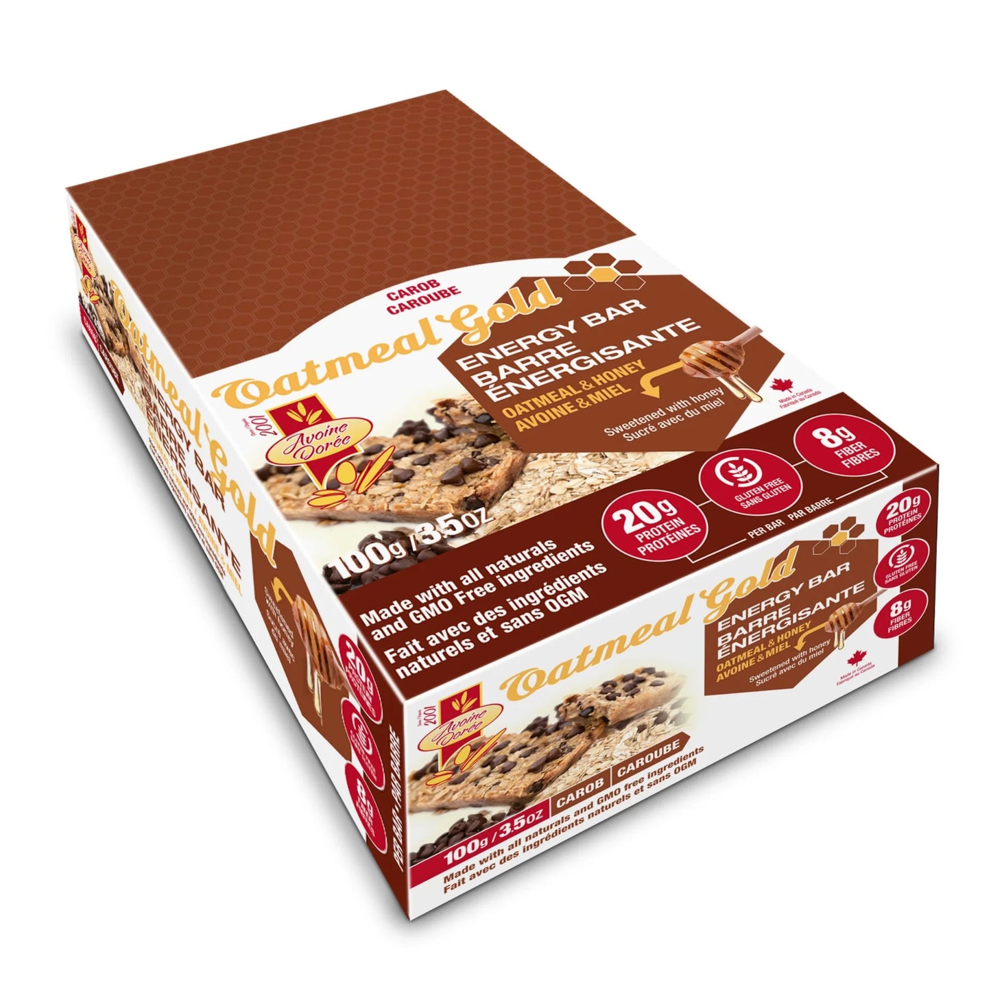 Avoine Dorée – Barre Énergétique Protéinée