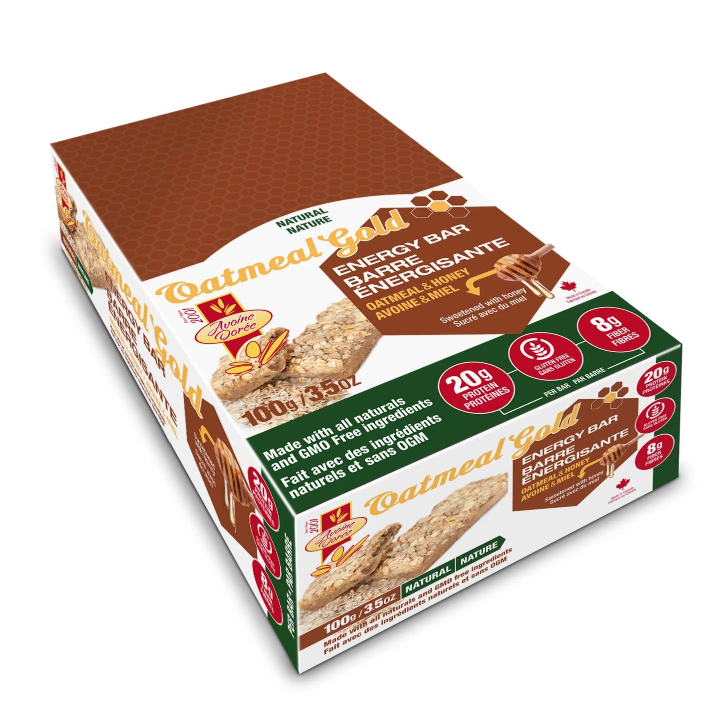 Avoine Dorée – Barre Énergétique Protéinée