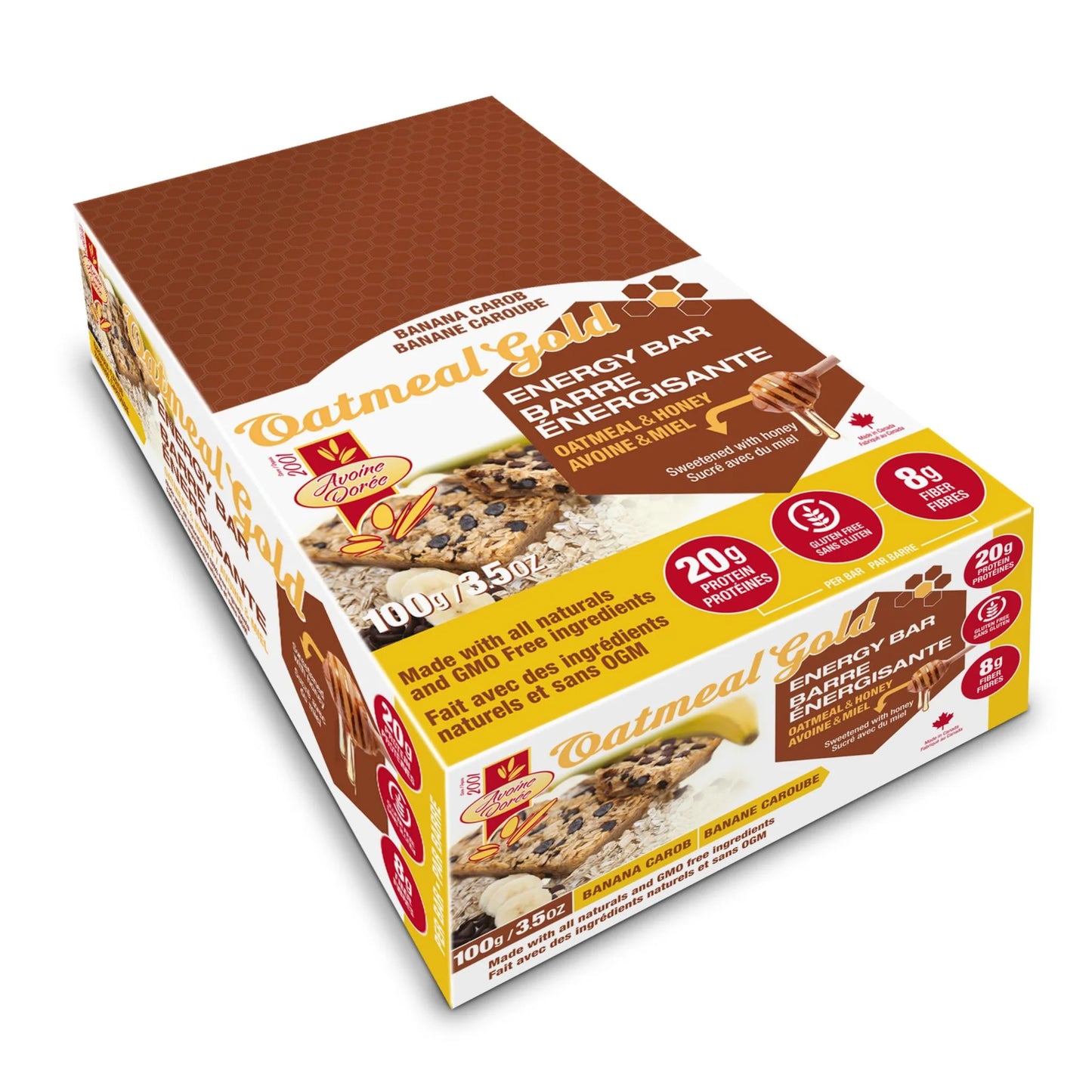 Avoine Dorée – Barre Énergétique Protéinée