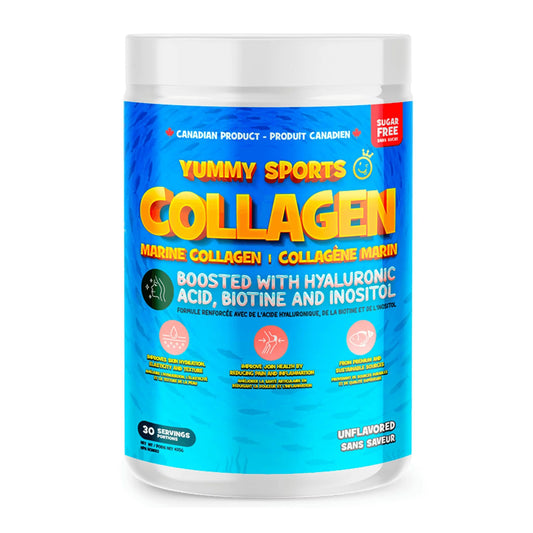 Yummy Sports Marine Collagen – Hyaluronic Acid, Biotin &amp; Inositol – 30 Servings