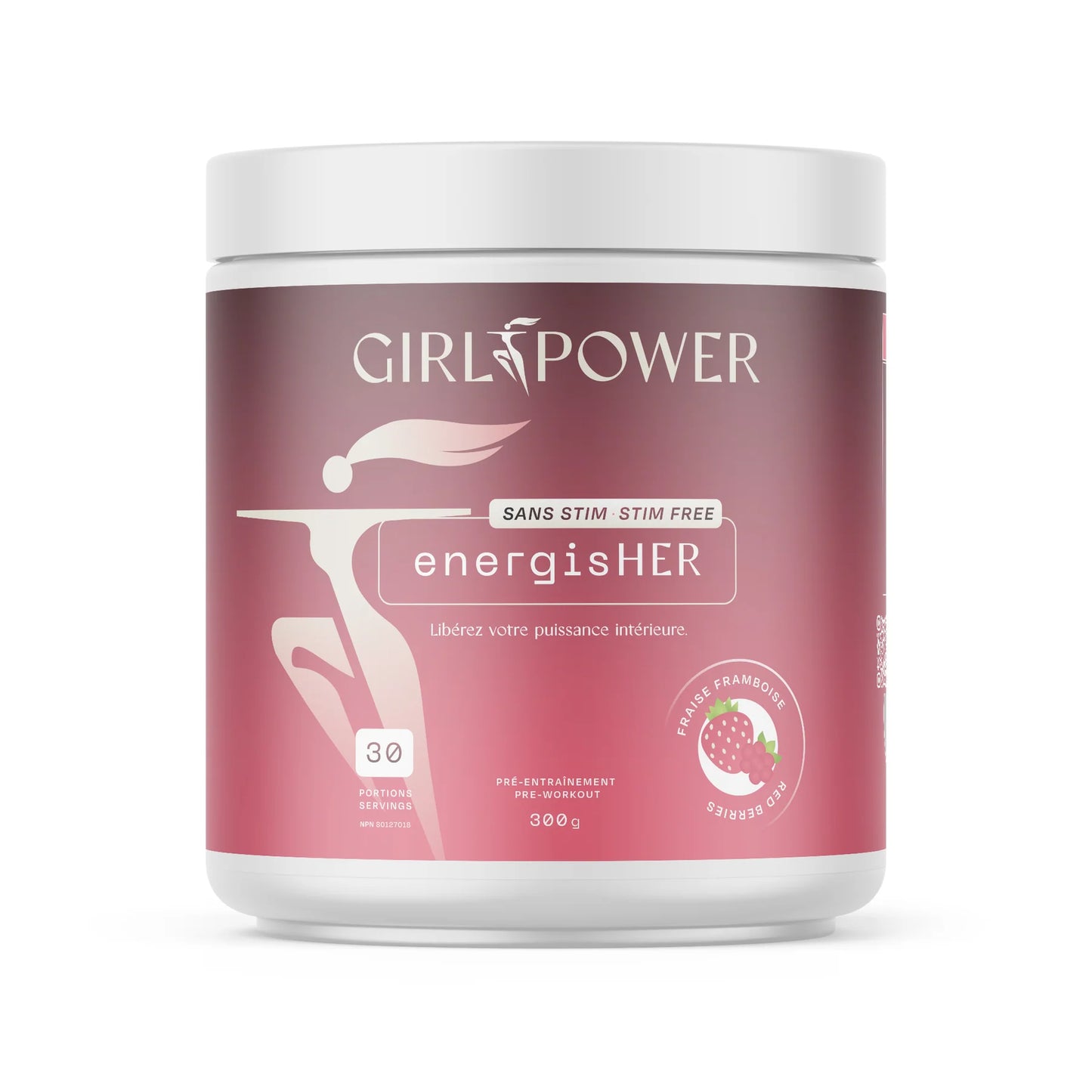 Girl Power – EnergisHEr Sans Stimulant – 30 Portions