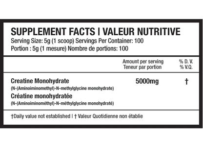 Creatine Monohydrate – Beyond Yourself – 100 portions