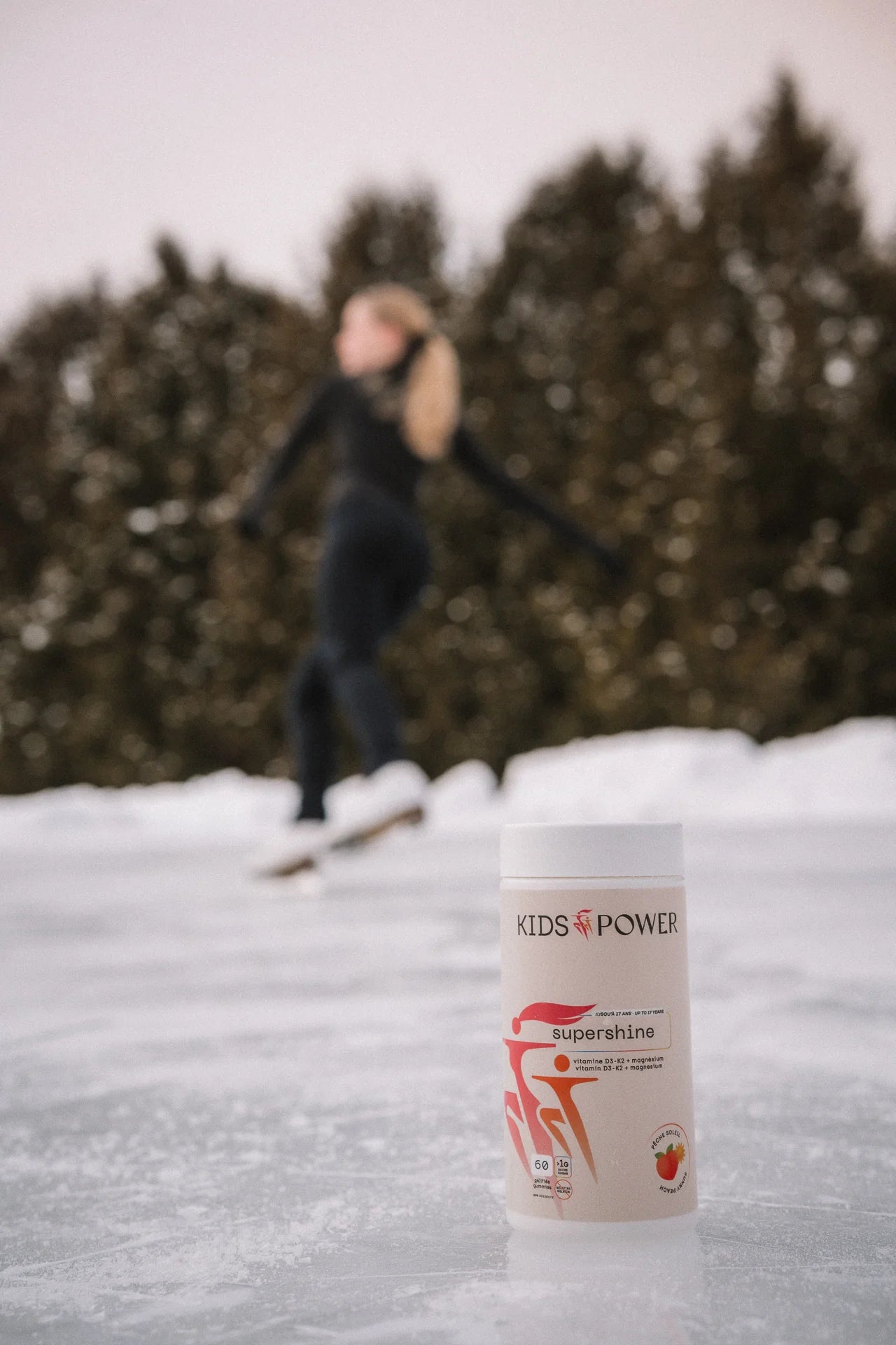 Kids Power Supershine vitamine D3 K2 magnésium gummies enfant soutien immunité hiver Canada