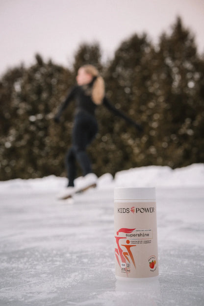 Kids Power Supershine vitamine D3 K2 magnésium gummies enfant soutien immunité hiver Canada