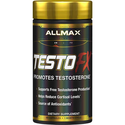 Allmax TestoFX – Support Naturel de la Testostérone & Réduction du Cortisol