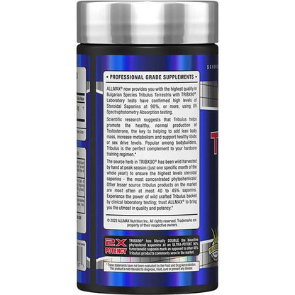 Allmax TribX90 – Tribulus Terrestris Ultra-Concentré | 90 Capsules