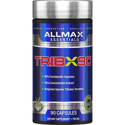 Allmax TribX90 – Tribulus Terrestris Ultra-Concentré | 90 Capsules