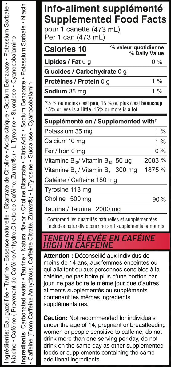 Spark – Boisson Énergisante – 473 ml