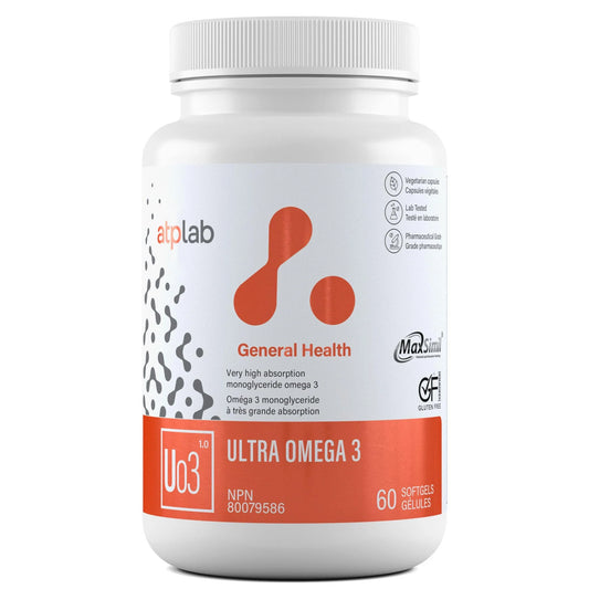 ATP Lab Ultra Omega 3 – Absorption maximale pour santé et inflammation