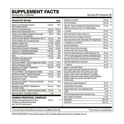 VITA HD – Advanced Multivitamin HD Muscle | Immunity, Energy, Cellular Health | 60 Servings