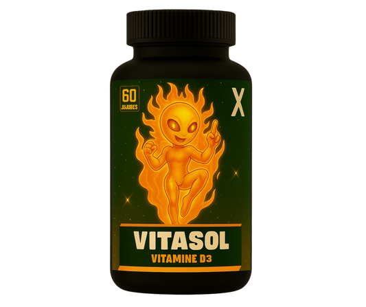 XTREM - VITASOL – Jujubes Vitamin D3 2000 IU (50 mcg) | 60 Jujubes