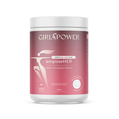 Girl Power – EmpowHER – Créatine Monohydrate Pour Femmes – 80 Portions