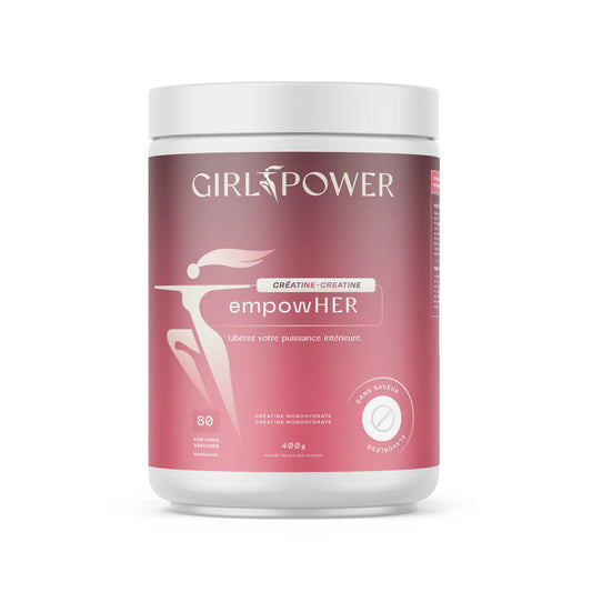 Girl Power – EmpowHER – Créatine Monohydrate Pour Femmes – 80 Portions