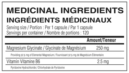 Magnesium + Vitamin B6 – Believe Supplements | Relaxation, Sleep &amp; Cramps | 120 Vegan Capsules