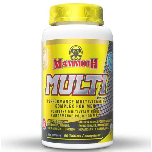 Mammoth Multi – Multivitamin for Active Men | Energy, Immunity, Liver &amp; Muscles | 60 Tablets