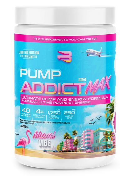 Believe Pump Addict MAX 2.0 – Pré-Workout Ultime Pompe & Énergie