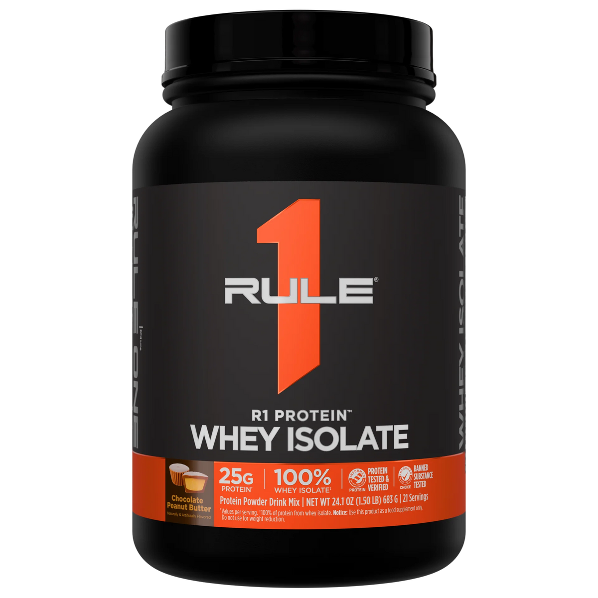 RULE 1 - WHEY ISOLATE - 1.8LBS