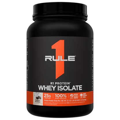 RULE 1 - WHEY ISOLATE - 1.8LBS
