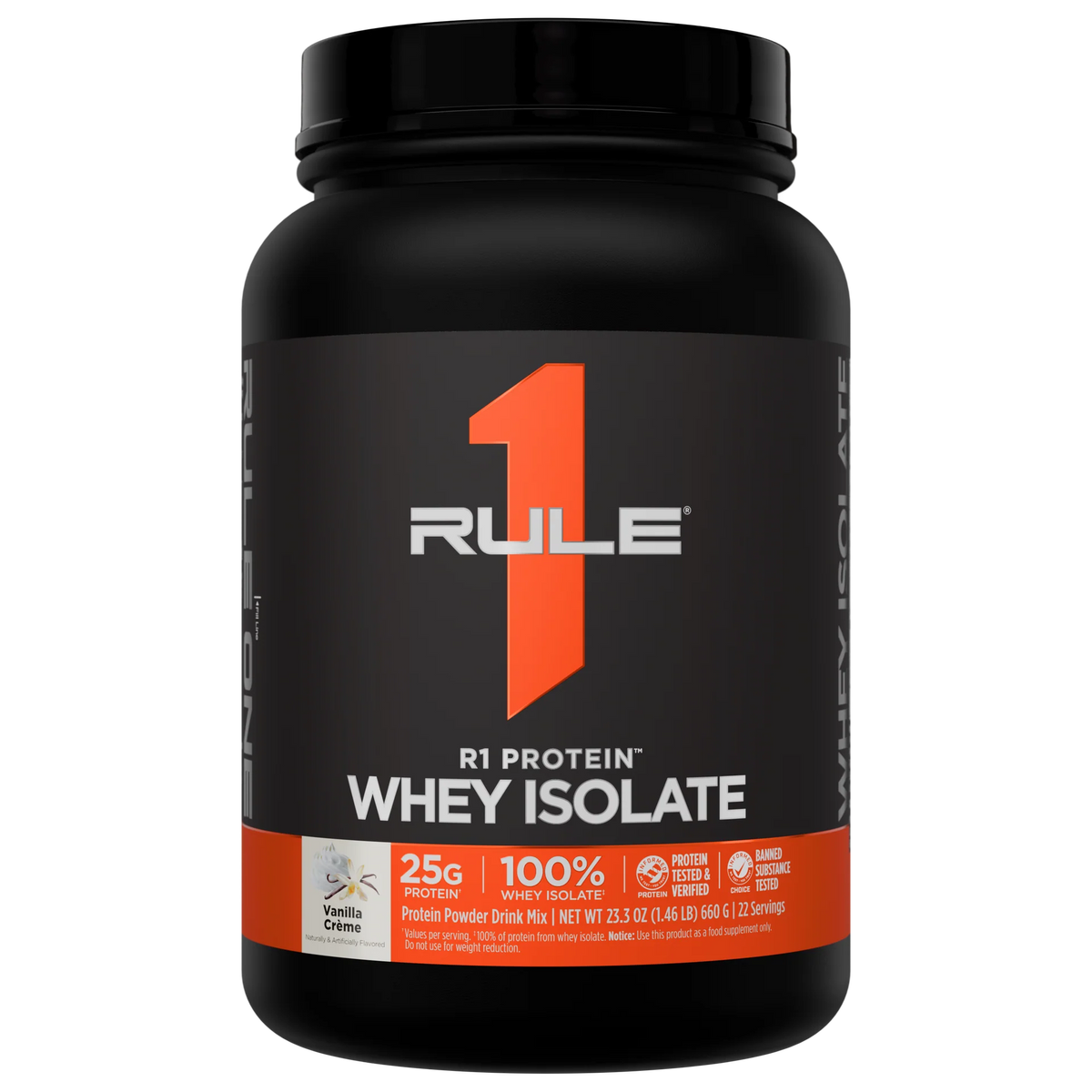 RULE 1 - WHEY ISOLATE - 1.8LBS