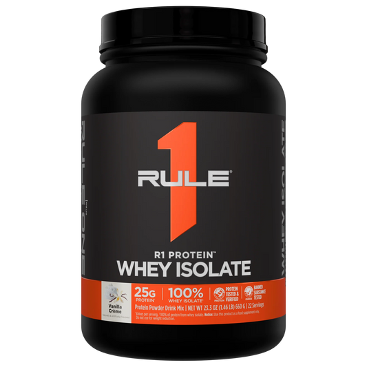 RULE 1 - WHEY ISOLATE - 1.8LBS