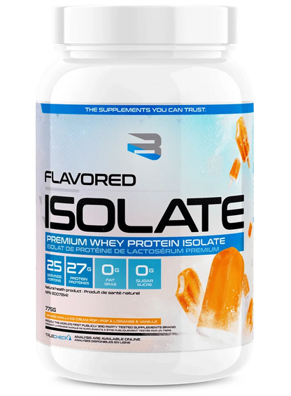 Believe Flavored Isolate – Isolat de Protéine de Lactosérum Premium