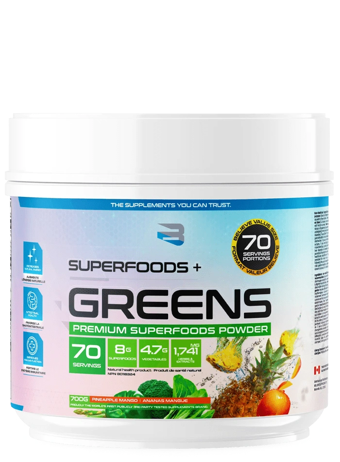 BELIEVE - SUPERFOODS + GREENS - 70 SERVING